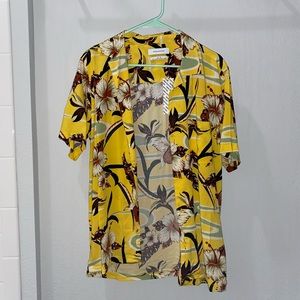 Urban Outfitters Tropical Short Sleeve Shirt